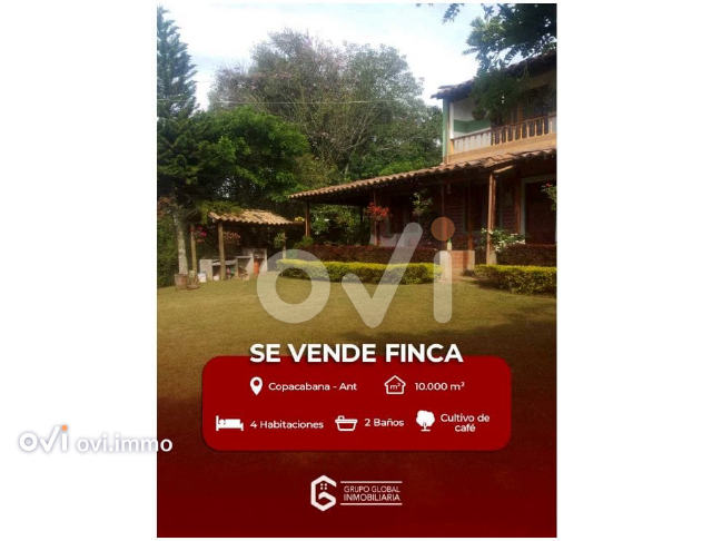 Casa campestre en Vereda El Noral, Copacabana